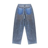 Front pocket washing denim (2color)