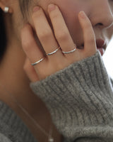 Maze ring (silver) *1PCS