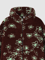 Cartoon Flower Poggle Hooded Zip-up (3c)
