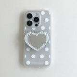WHITE DOTS CASE ✿