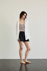 LUMINOUS OVERSIZED SHIRT / WHITE