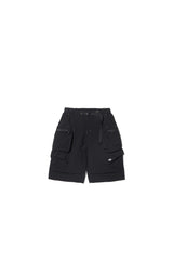 DUO 3D POCKETS CAPRI PANTS - BLACK