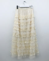 Rosalind Frill Tiered Skirt (1color)