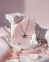 [IDLE Shuhua Necklace] プチエンジェルカラーボーンネックレス- シルバーカラー