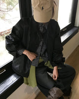 Flu Matte Leather Jacket