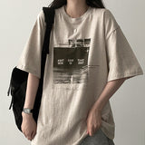 ナウ ボックスフィット 半袖Tシャツ