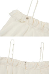 LILY SCARF TOP cream