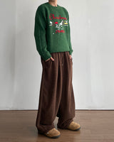 Christmas Embroidery Knit