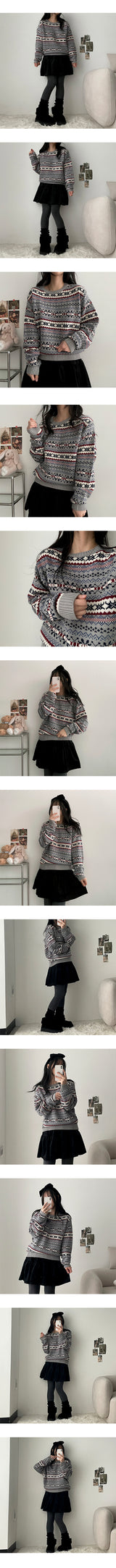 Clen Nordic knit