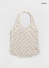 [MADE] Koki Dot Holter Sleeveless