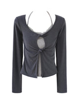 Ellen Keyhole Front Tee 233237267
