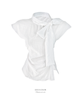 Celina Scarf Blouse (4color)