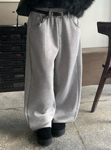 Wari Brushed Belt Loop Wide Training Pants