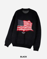 Flag Brushed Wool Knit