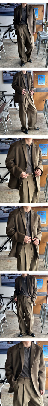[MUSCLE FIT] Golgi muscle fit henry neck knit(4color)