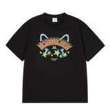 25SS STAR RABBIT SHORT SLEEVE T-SHIRT BLACK