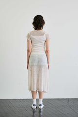 WITTY KNIT ONE-PIECE / IVORY
