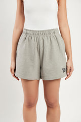 TEMPUS PATCH SHORT PANTS [GREY MELANGE]