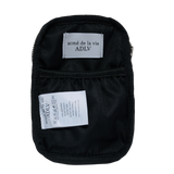 25SS ESSENTIAL DENIM MINI CROSS BAG BLACK