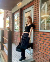 ダニエルバンディングパンツ (Black)