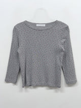 Flower Punching Three Quarter T-shirt