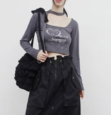 Cozen Printed T-Shirt (Mini Strap Set)