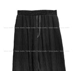 Maro stitch pleated pants