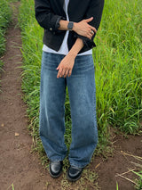 Wallet Point Wide Denim Pants (S, M, L / 3 Colors)