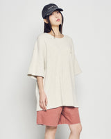 26SSベーシック ロゴ ワッフル ショートスリーブ Tシャツ