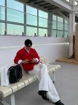 パイプミラン2wayカラニットジップアップ
