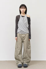 Deep Dyeing Cargo Pants