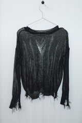 Vintage Grunge Knit (Black)