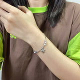 オールサージカルスチール スターフィッシュ ジェムストーン ブレスレット