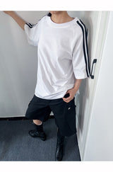 Loose Fit Boxy Round Short-Sleeved T-Shirt