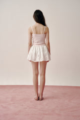 Lace Cap Sleeveless (Cream)