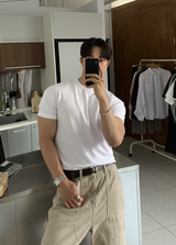 Hidden Air Mesh Muscle Fit Short Sleeve Ties
