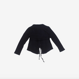 pre back string shirt + cancan skirt set
