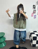 ビビッドバルーンデニムロングパンツ 💙🖤2COLOR
