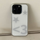 [Epoxy] Lov3(white) silver bumper case