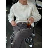 [Unisex] ショルダーボタンヘビーニット(5color)