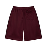 Tesen Bermuda Track Shorts Burgundy