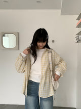 26SS★ [BAONHAUS] ベニールラウンドリブ長袖Tシャツ