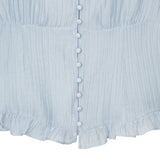 Delre Sheer Wrinkle Blouse