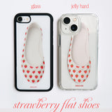 [Glass] strawberry shoes case 