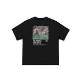 フラッシュフィルムグラフィク半袖Tシャツ【ブラック】