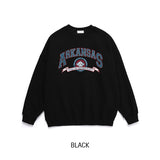 Arkansas Crack Lettering Sweatshirt