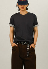 HA Roll-up Layered Muscle Fit 1/2 T