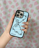 ギャルの翼ゼブラMagSafeガラススマホケース