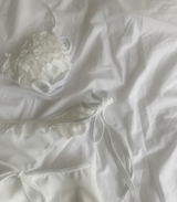 Mermaid フリルビキニセット (white)
