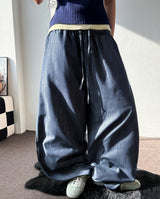 Formi Basic Wide Banding Semi-Balloon Pants 2color